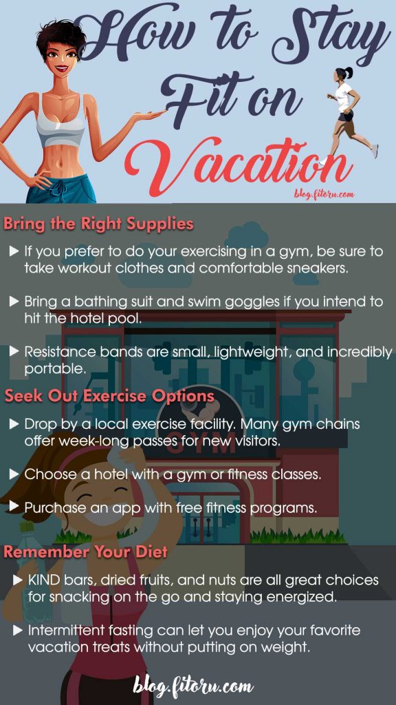 Tips for Working Out while on Family Vacation