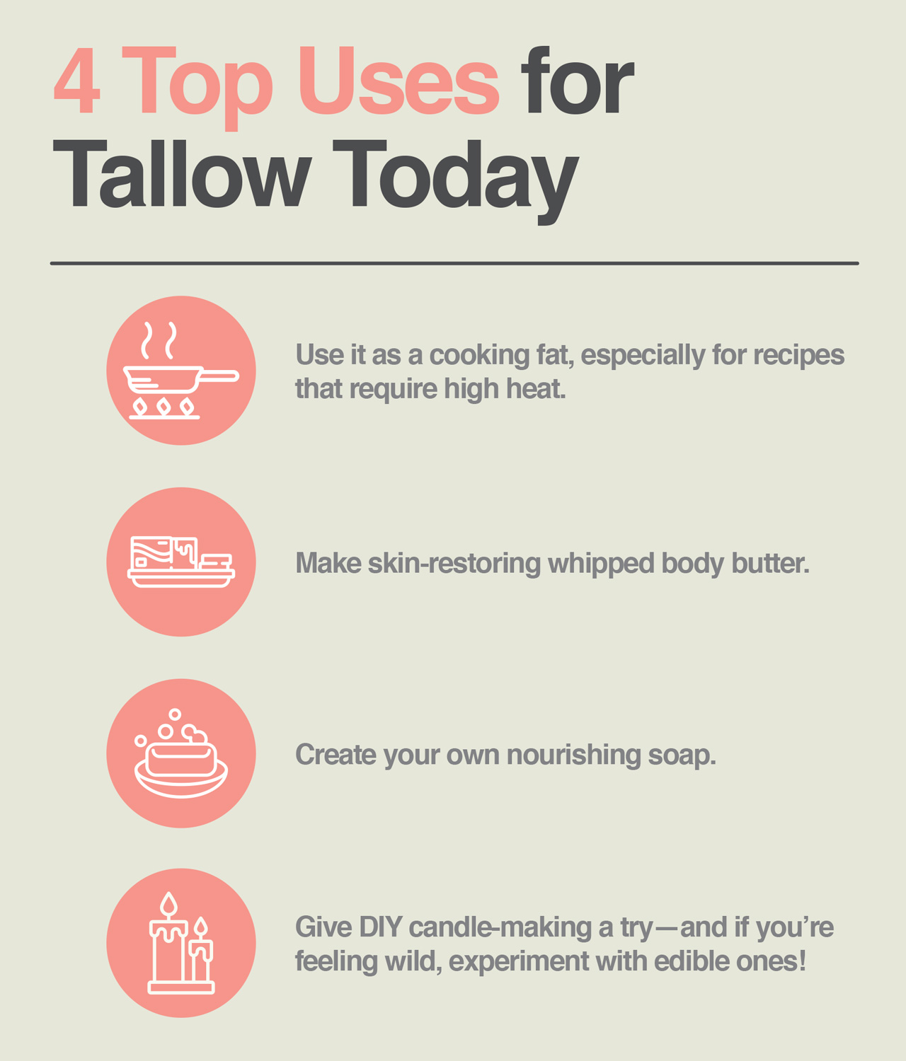 4 uses of tallow 