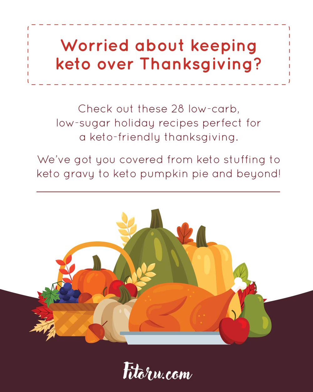 Tips for a totally keto Thanksgiving meal.