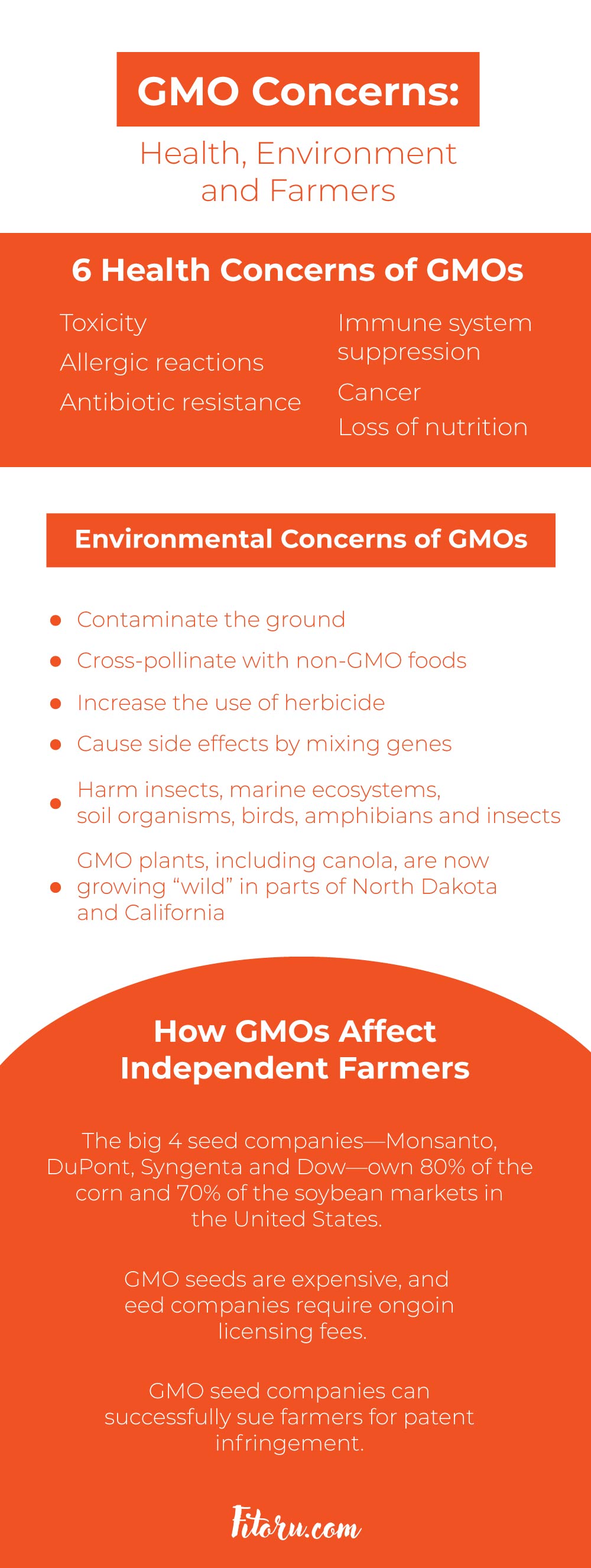 GMO Concerns: Health, Environment and Farmers