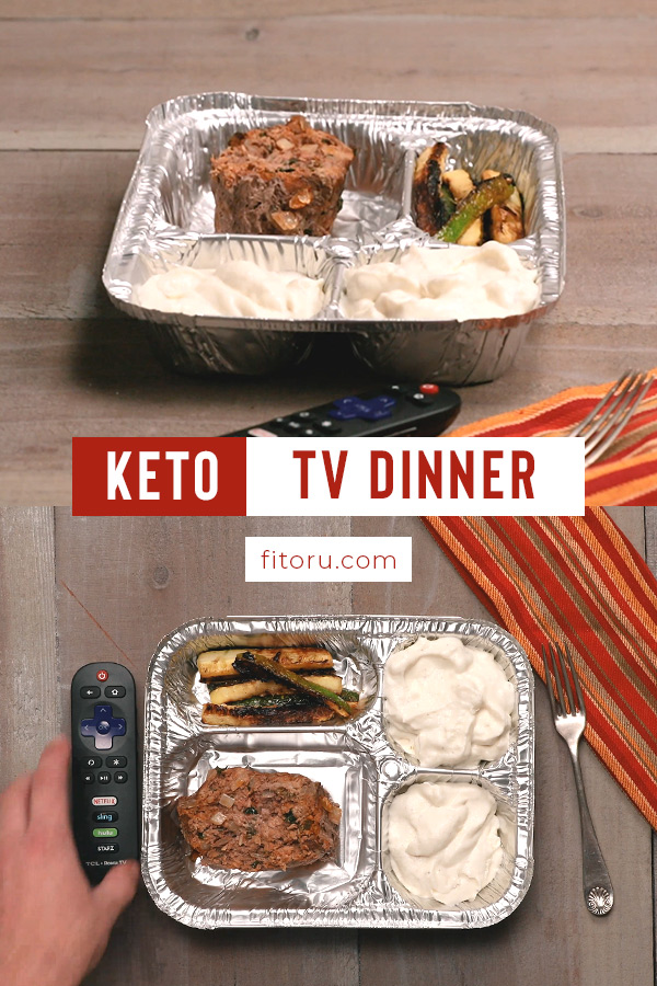 Enjoy this Keto TV Dinner in front of the television any night of the week as a healthier twist on your traditional TV dinner meal!