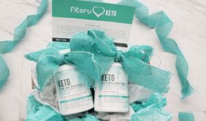 fitoru keto support combo with blue ribbons