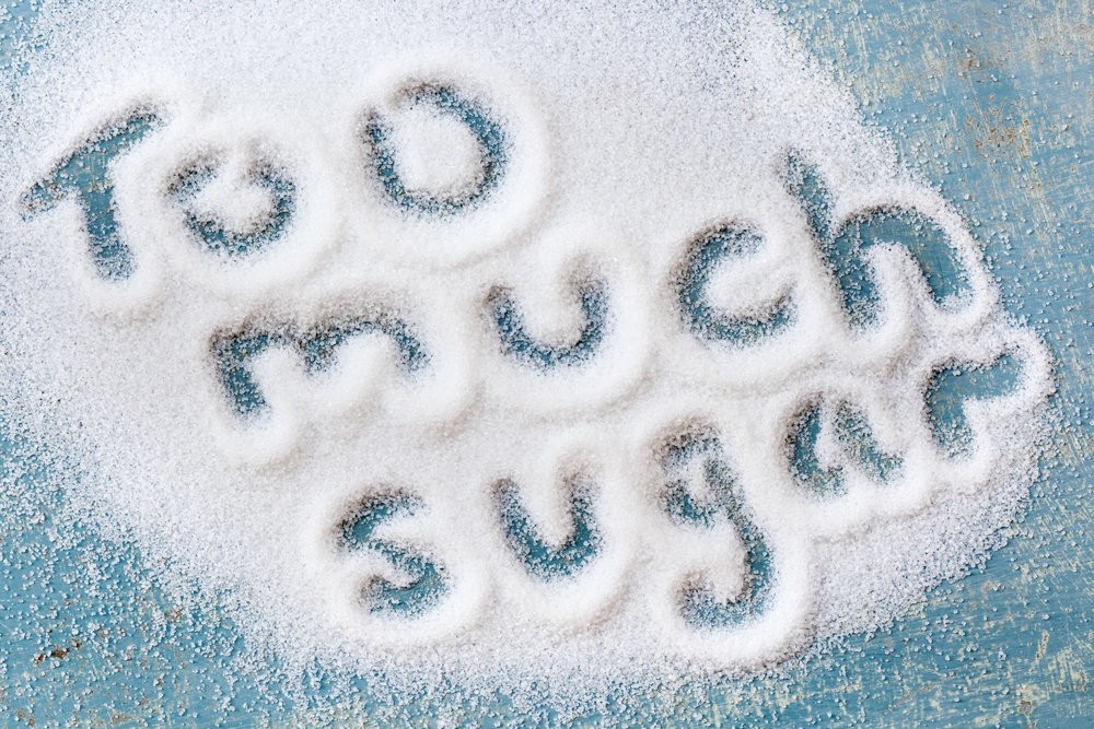 too much sugar written out in spilled sugar