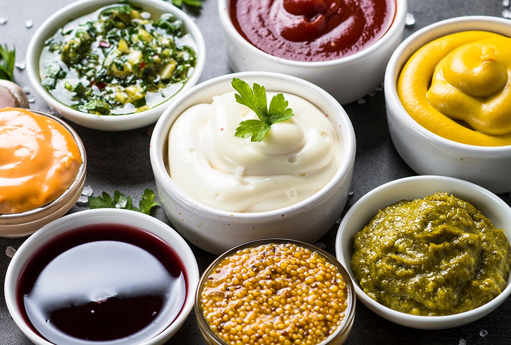 Keto-friendly sauces condiments and dressings